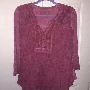 Maroon Blouse